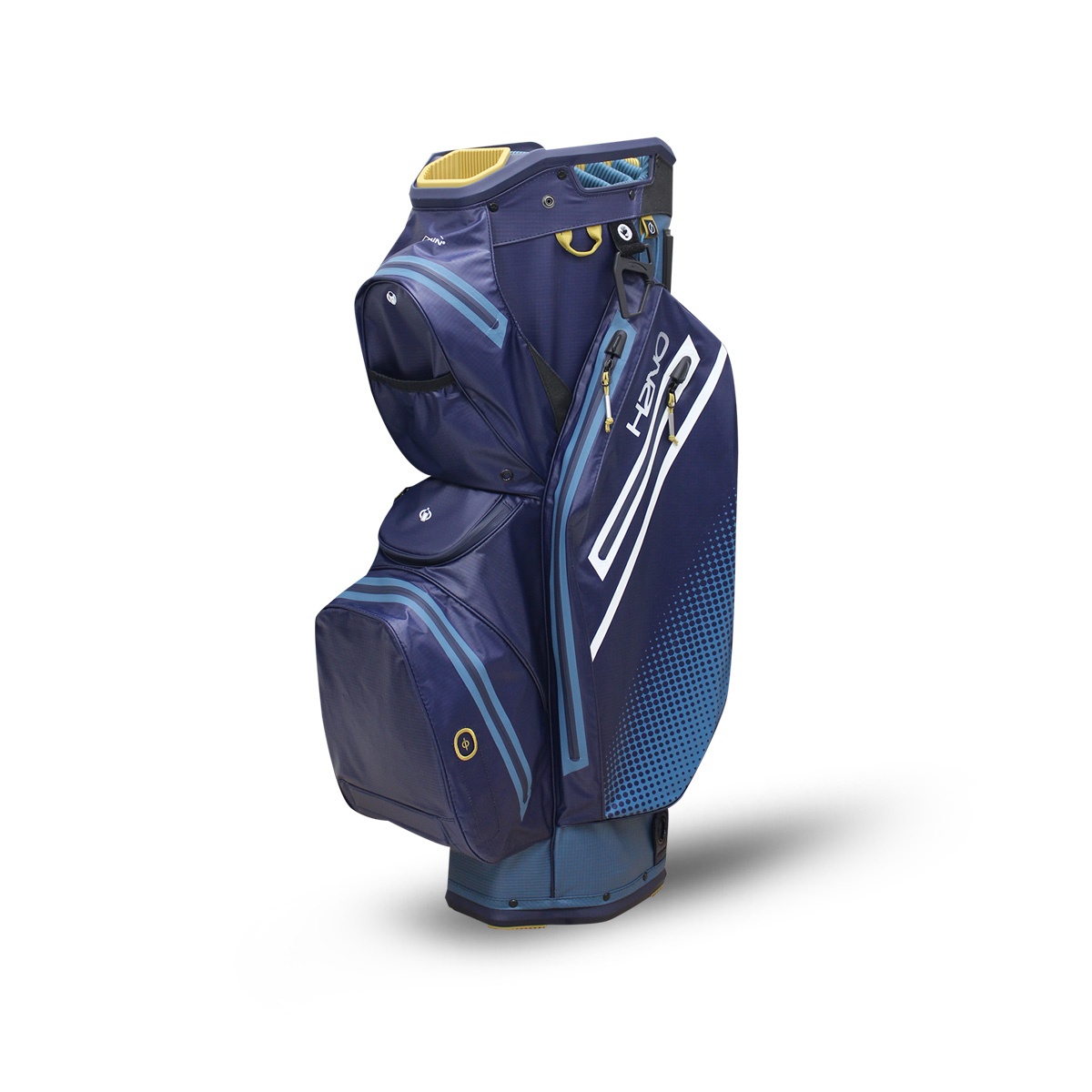 h2no staff navy cart bag